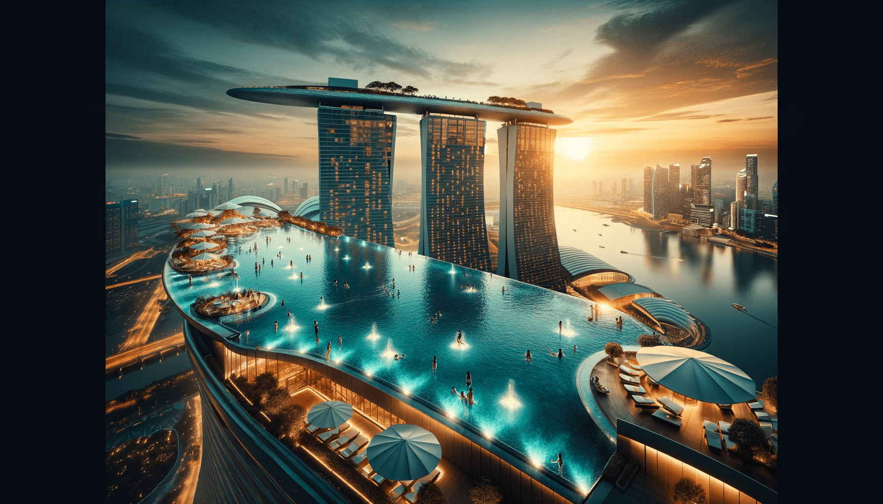 marina bay sand pool