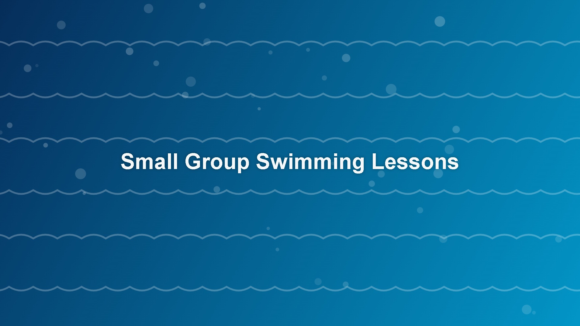 small group swimming lessons Singapore