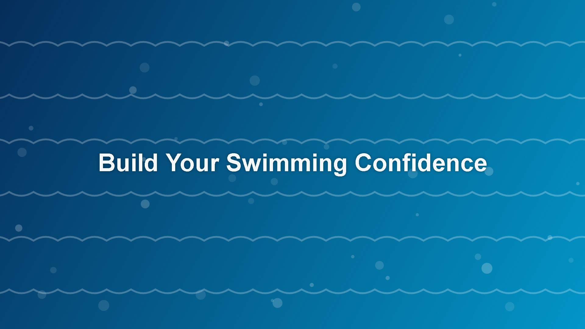 swimming confidence tips