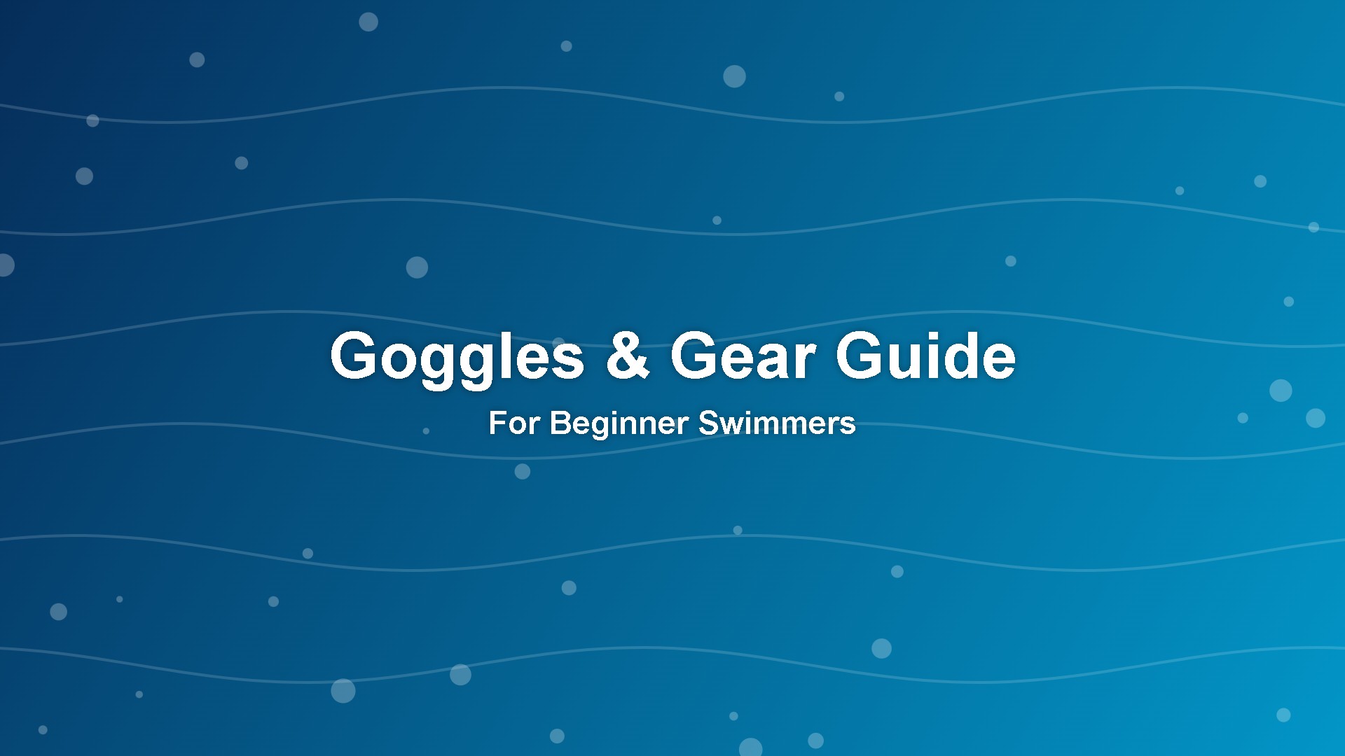 swimming goggles for beginners Singapore